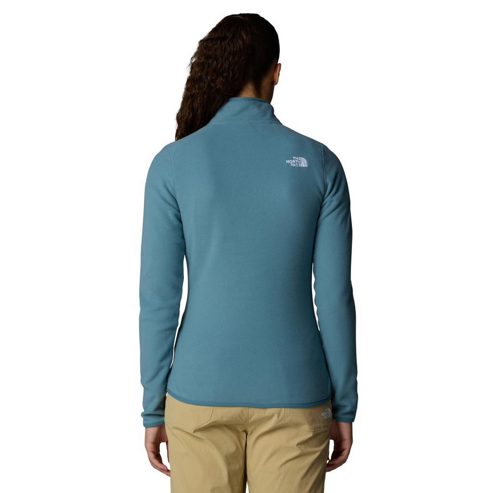 The North Face Women's 100 Glacier 1/4 Zip Fleece - Stormy Blue