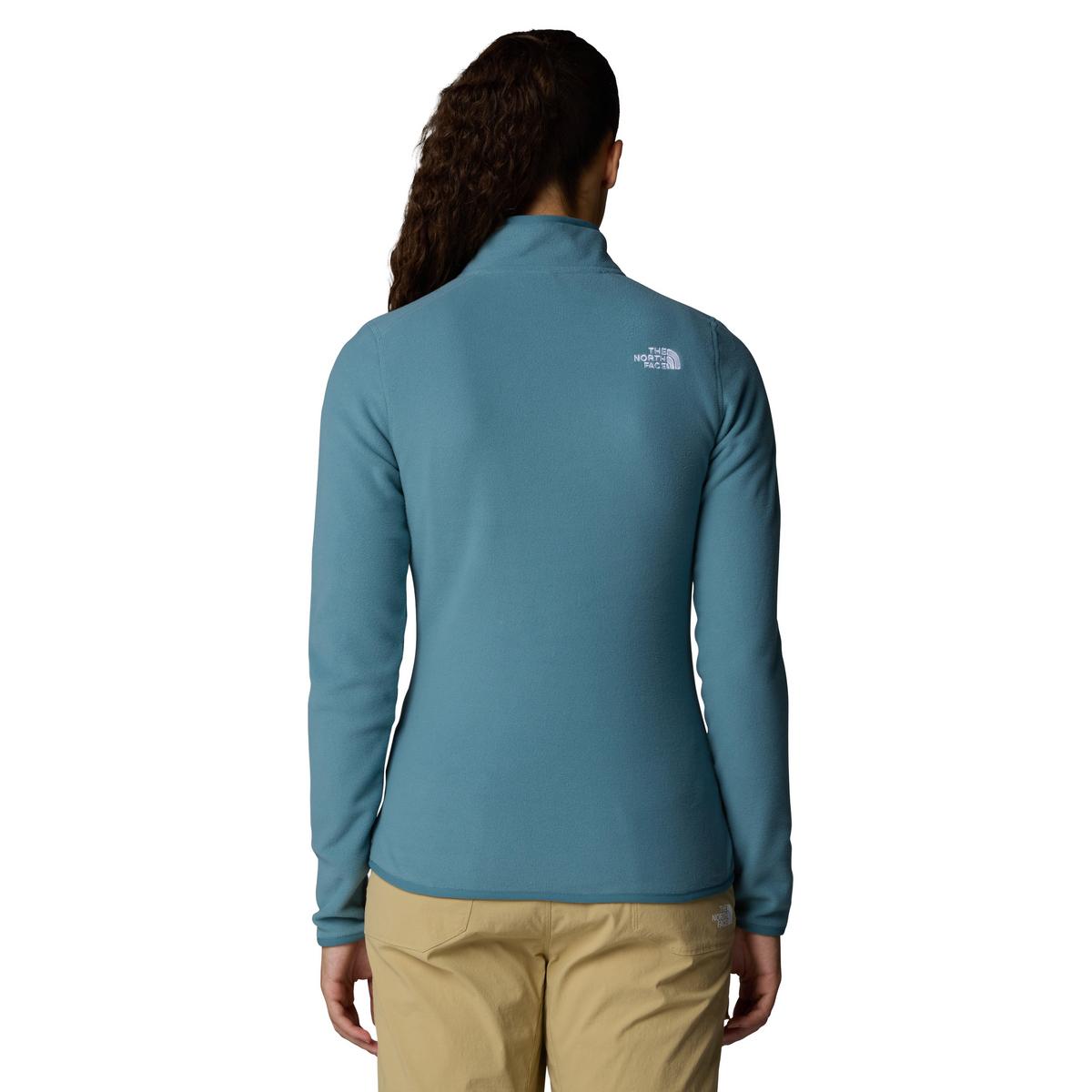 The North Face Women's 100 Glacier 1/4 Zip Fleece - Stormy Blue