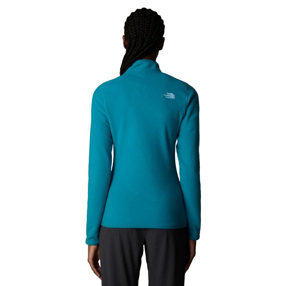 The North Face Women's 100 Glacier 1/4 Zip Fleece - Blue