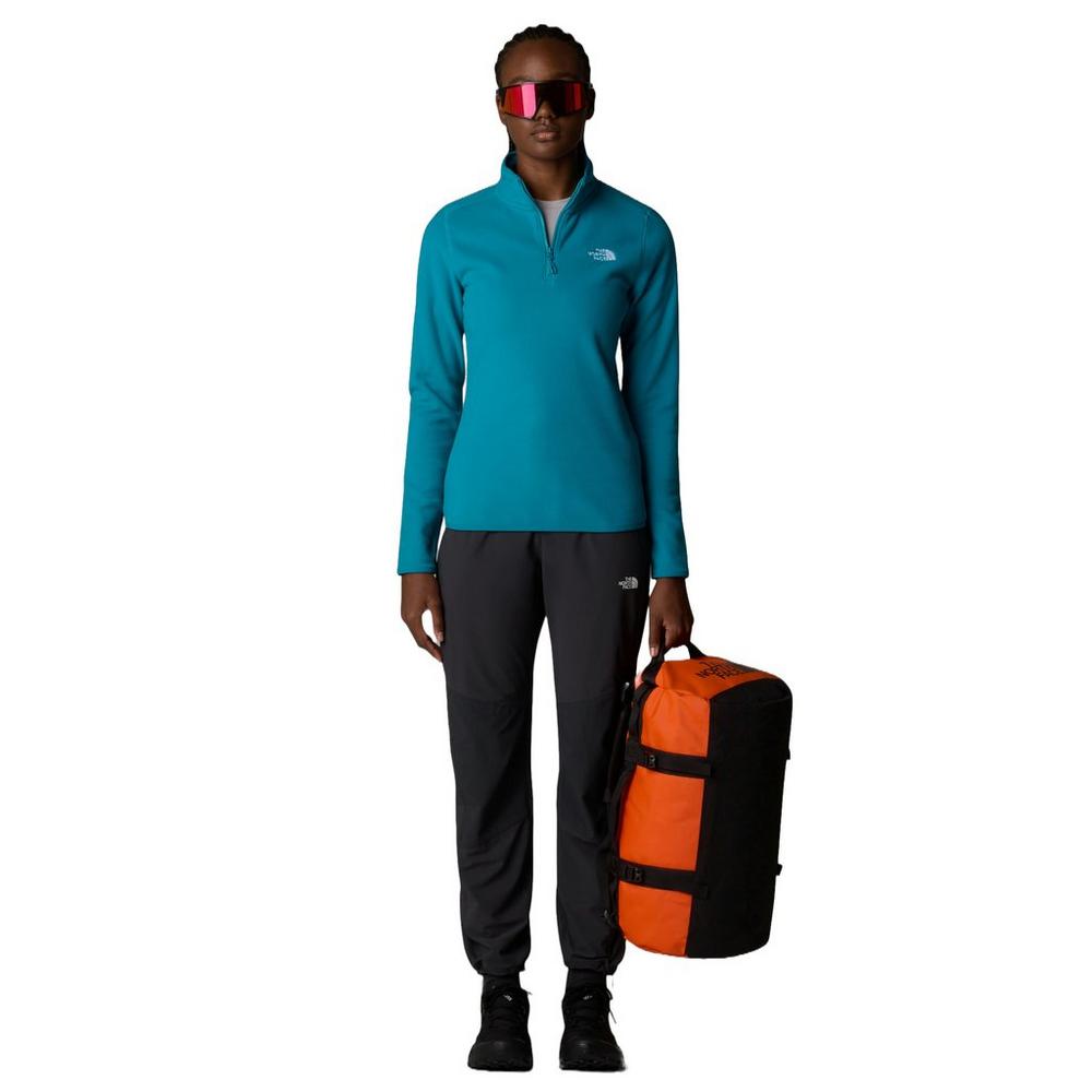 The North Face Women's 100 Glacier 1/4 Zip Fleece - Blue