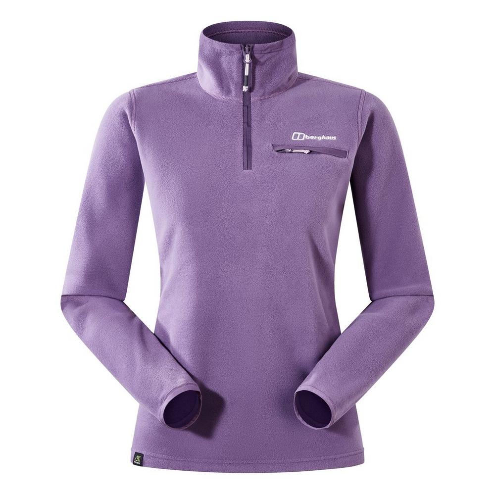 Berghaus Women's Prism 2.0 Micro 1/2 Zip Fleece - Purple