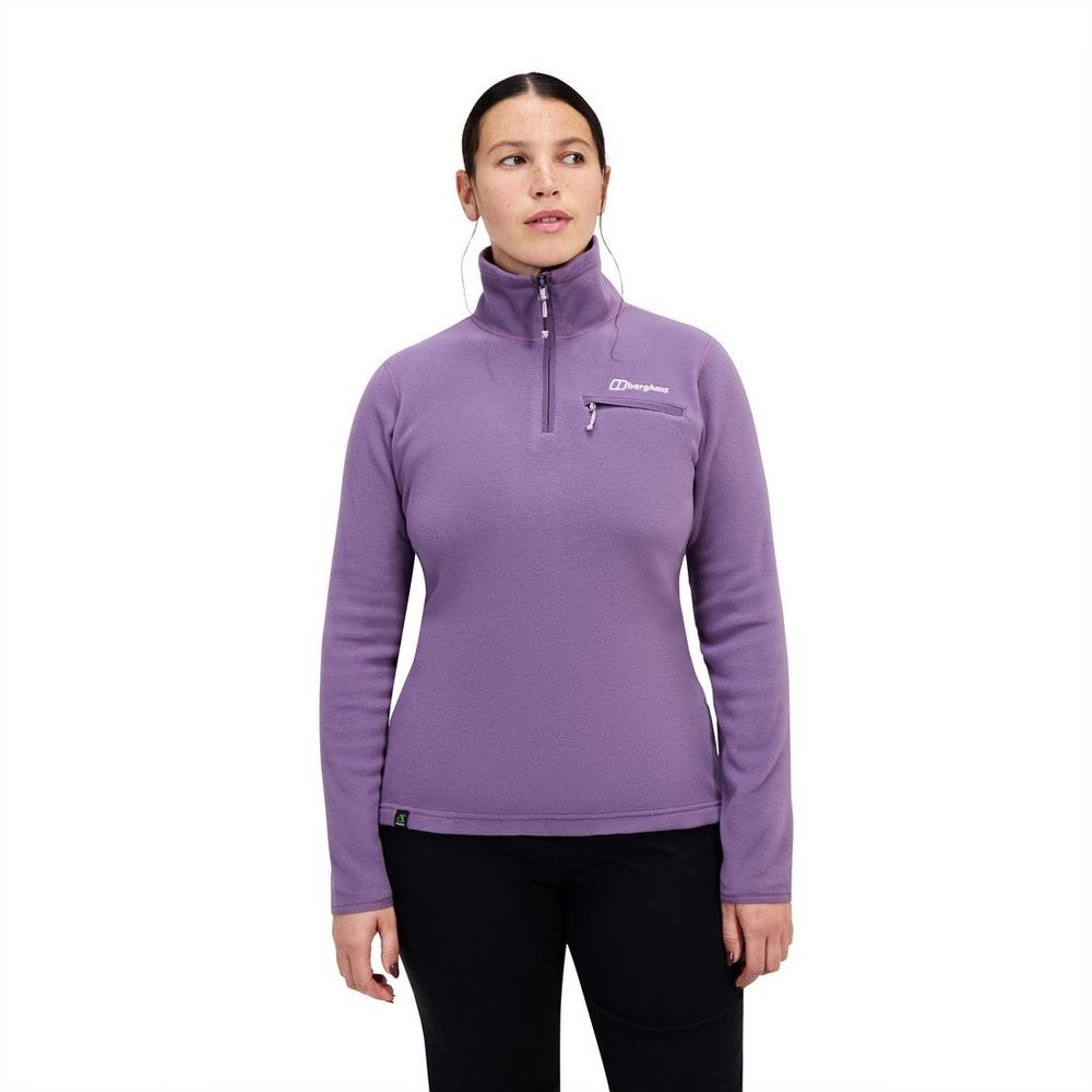 Berghaus Women's Prism 2.0 Micro 1/2 Zip Fleece - Purple