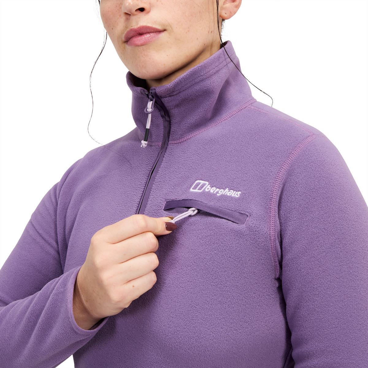 Berghaus Women's Prism 2.0 Micro 1/2 Zip Fleece - Purple