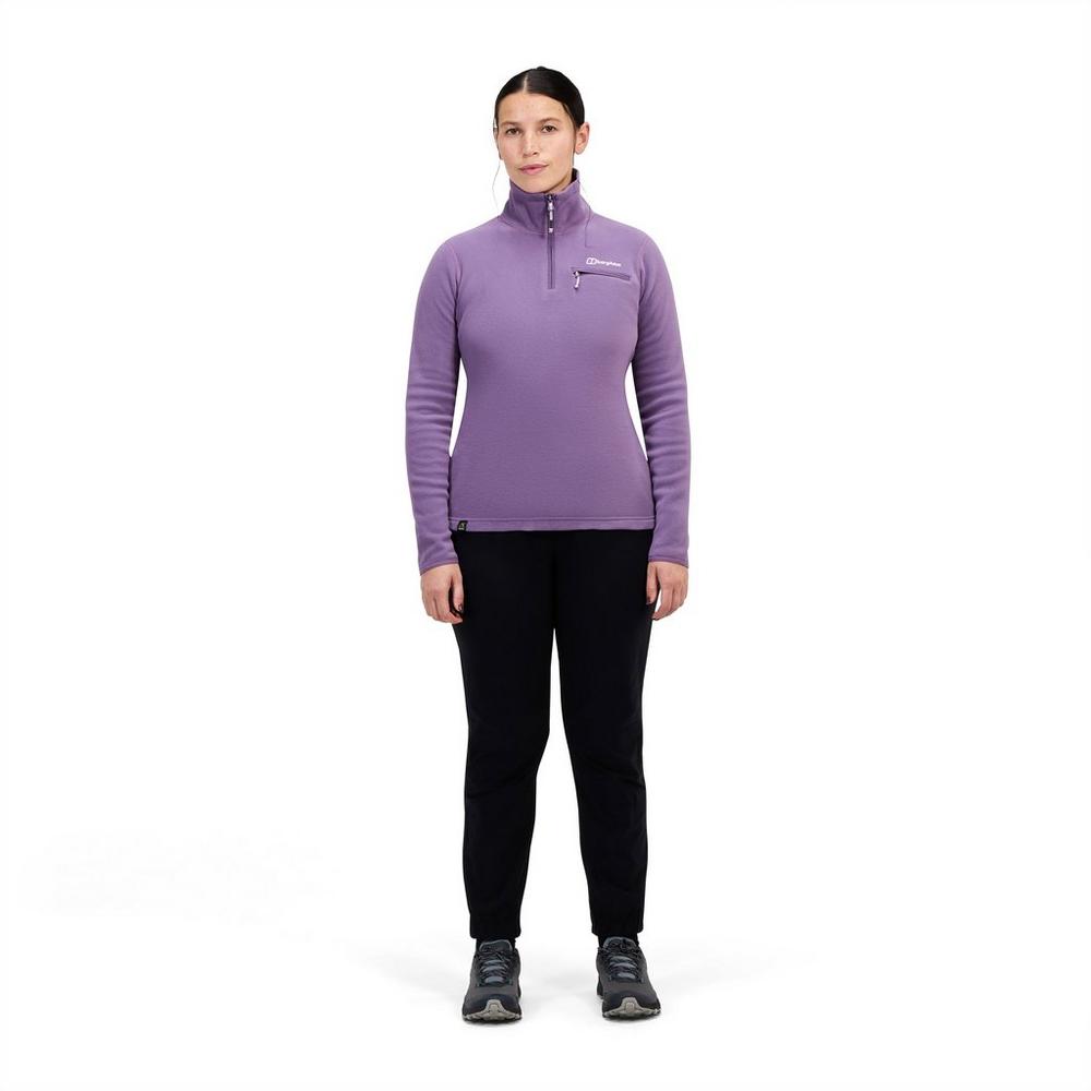 Berghaus Women's Prism 2.0 Micro 1/2 Zip Fleece - Purple