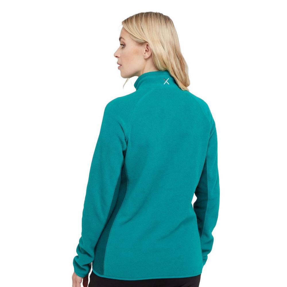 OEX Women's Ardmore 1/2 Zip Fleece - Teal