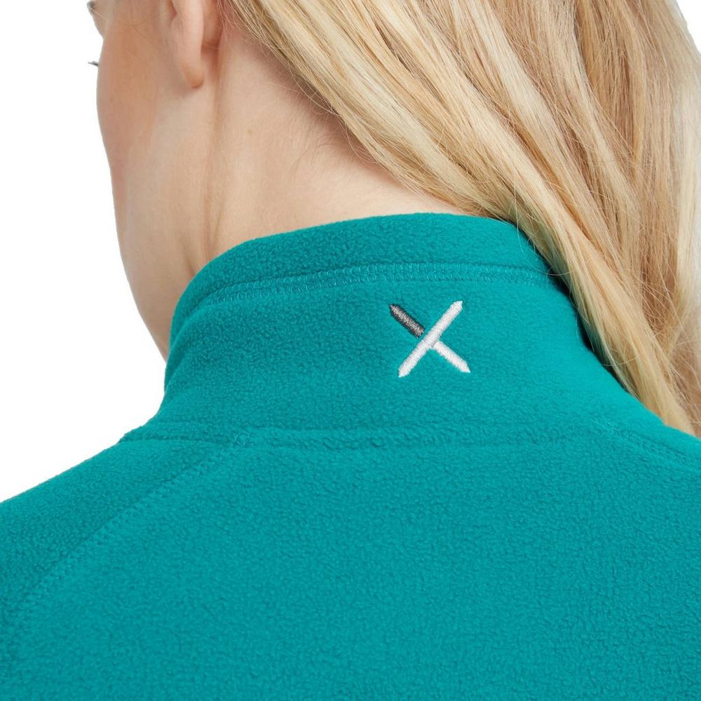 OEX Women's Ardmore 1/2 Zip Fleece - Teal