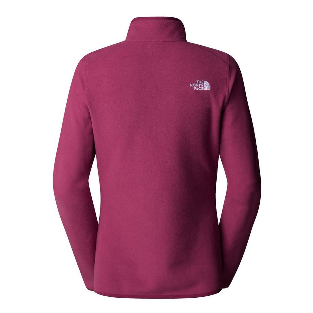 The North Face Women's 100 Glacier 1/4 Zip Fleece - Purple