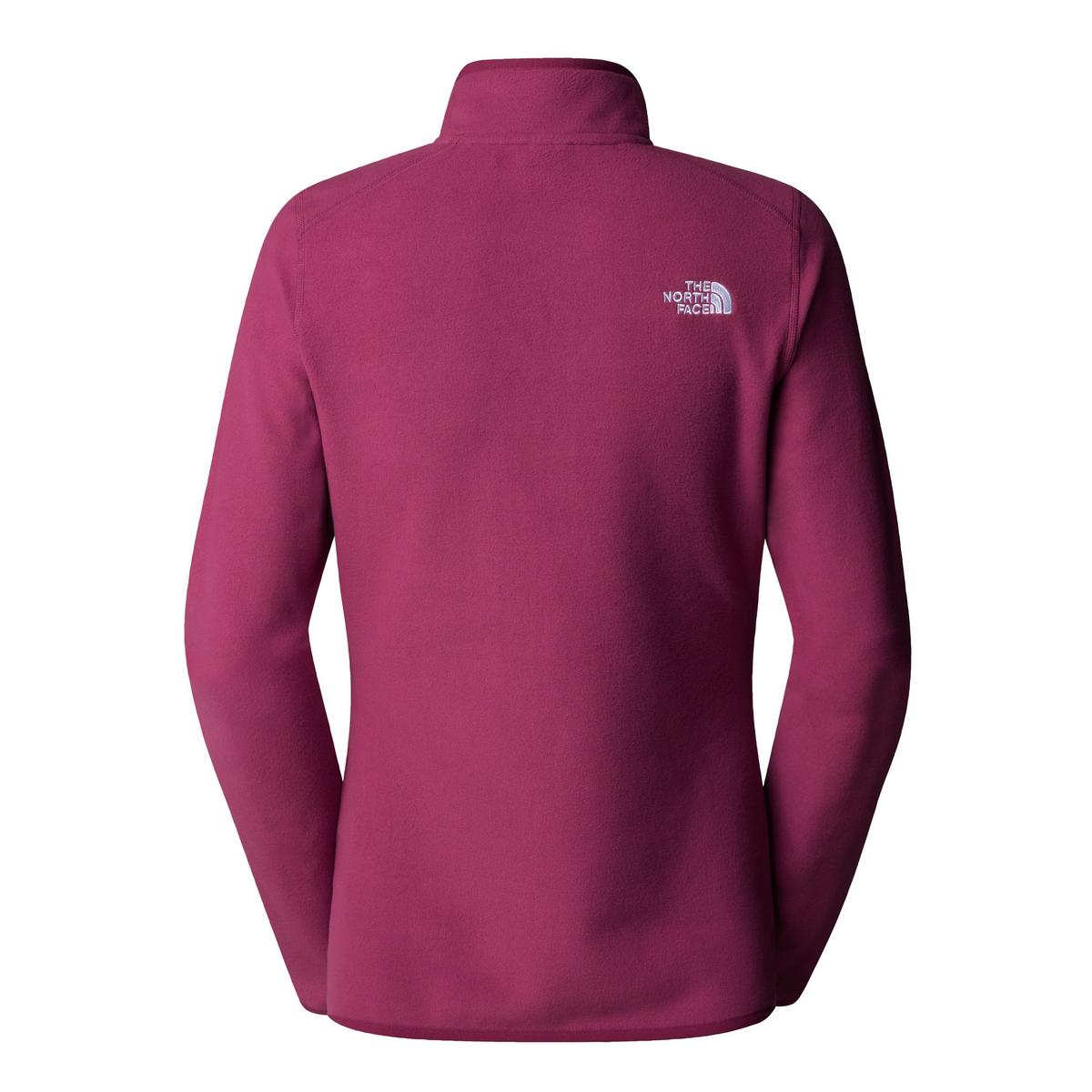 The North Face Women's 100 Glacier 1/4 Zip Fleece - Purple