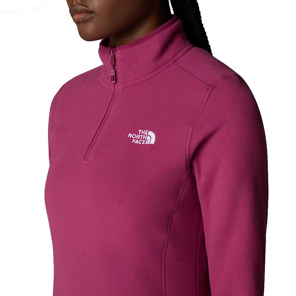 The North Face Women's 100 Glacier 1/4 Zip Fleece - Purple