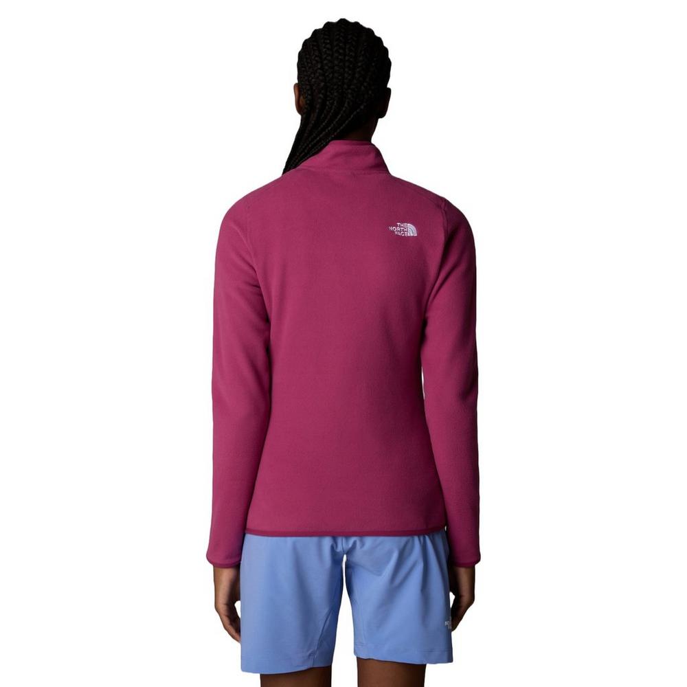 The North Face Women's 100 Glacier 1/4 Zip Fleece - Purple