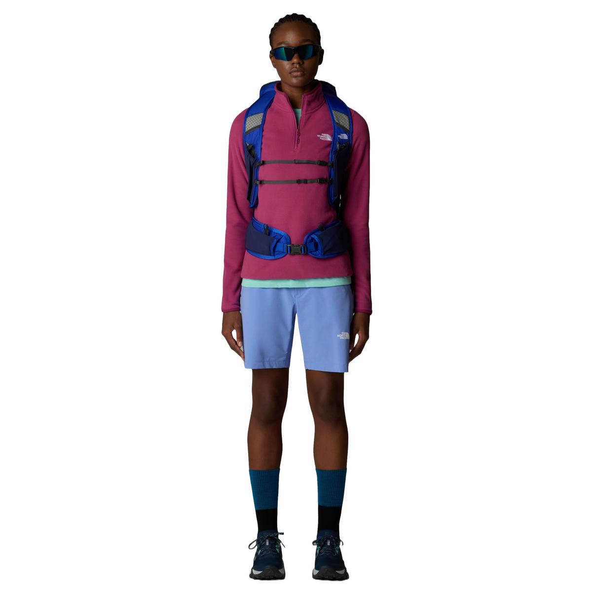The North Face Women's 100 Glacier 1/4 Zip Fleece - Purple
