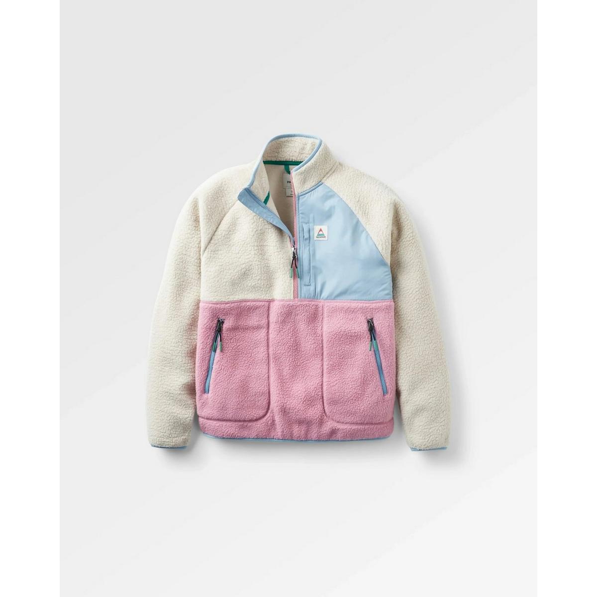 Passenger Women's Home 1/2 Zip Sherpa Fleece - Cream