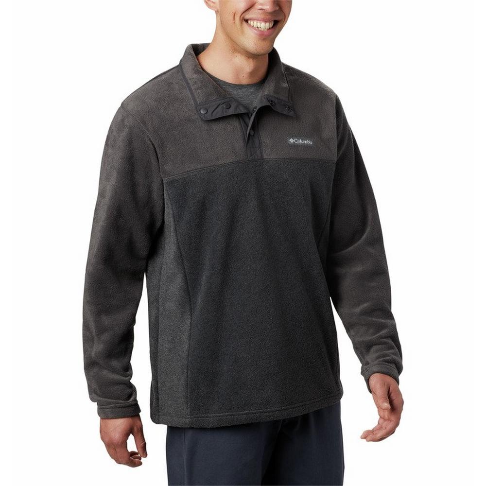 Columbia Men's Steens Mountain Half Snap Fleece - Grey