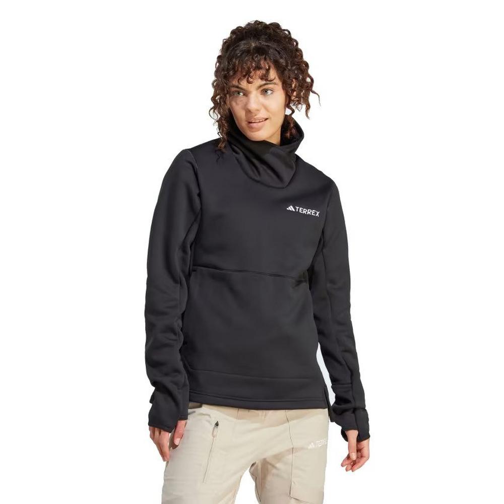 Black fleece pullover women's best sale