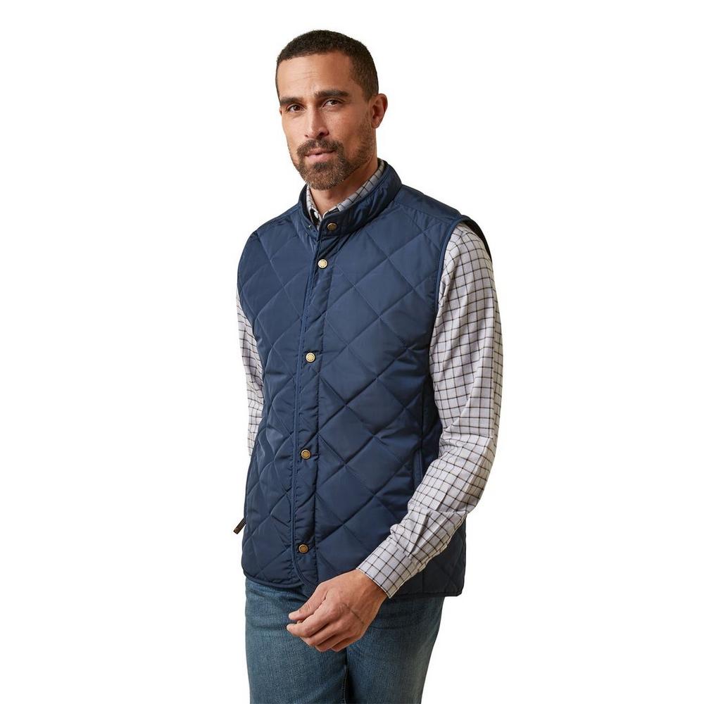 Ariat Men's Woodside Vest - Navy