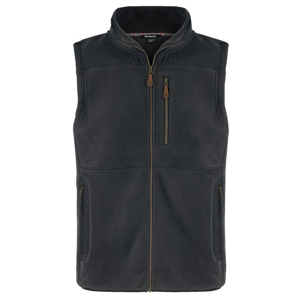 Sherpa Adventure Men's Sanani Eco Fleece Vest - Black