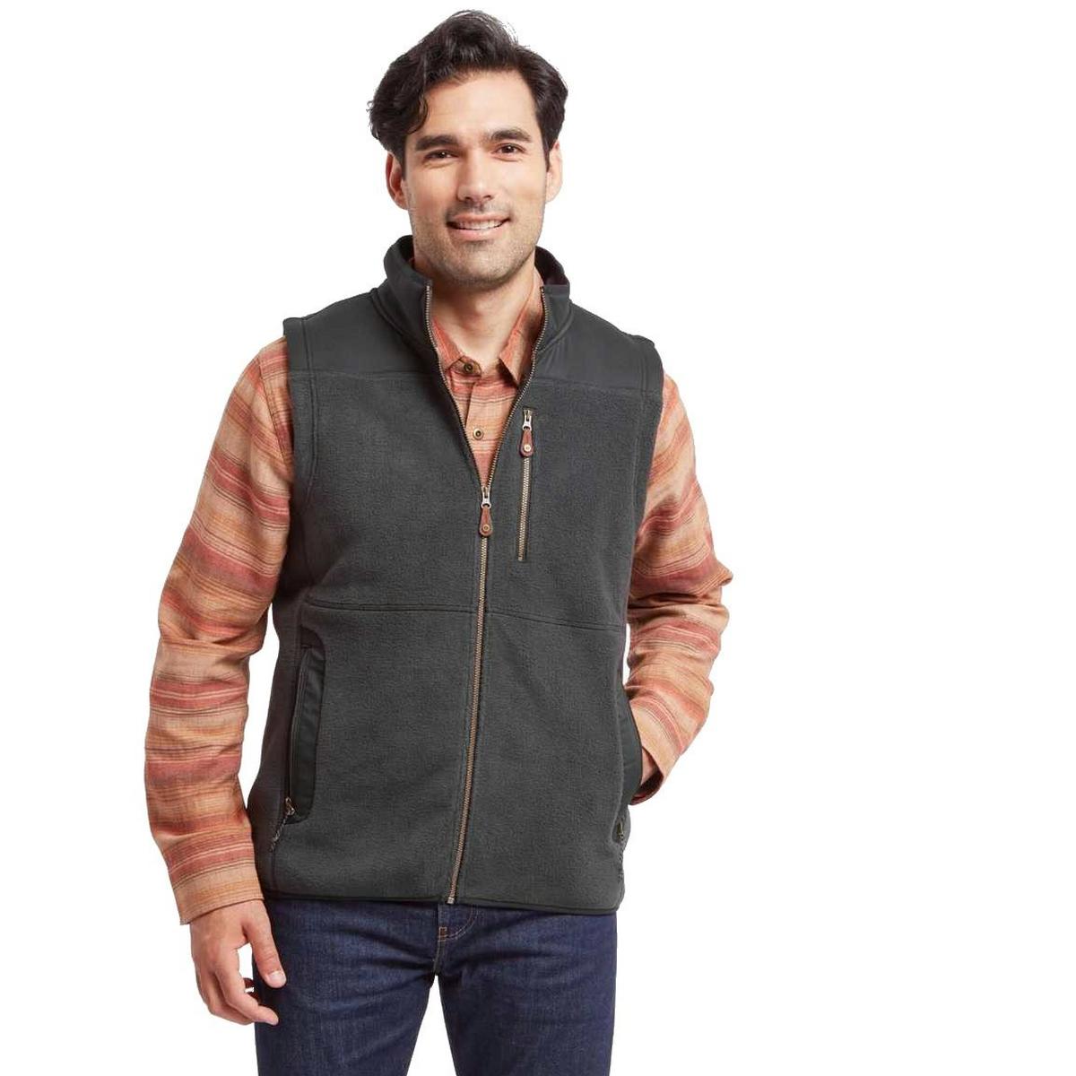 Sherpa Adventure Men's Sanani Eco Fleece Vest - Black