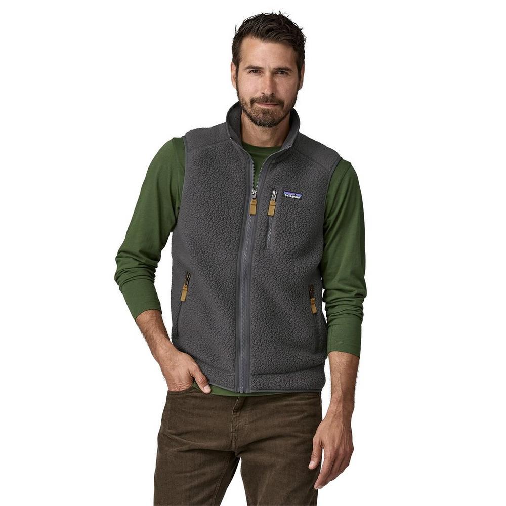 Patagonia Men's Retro Pile Fleece Vest - Grey