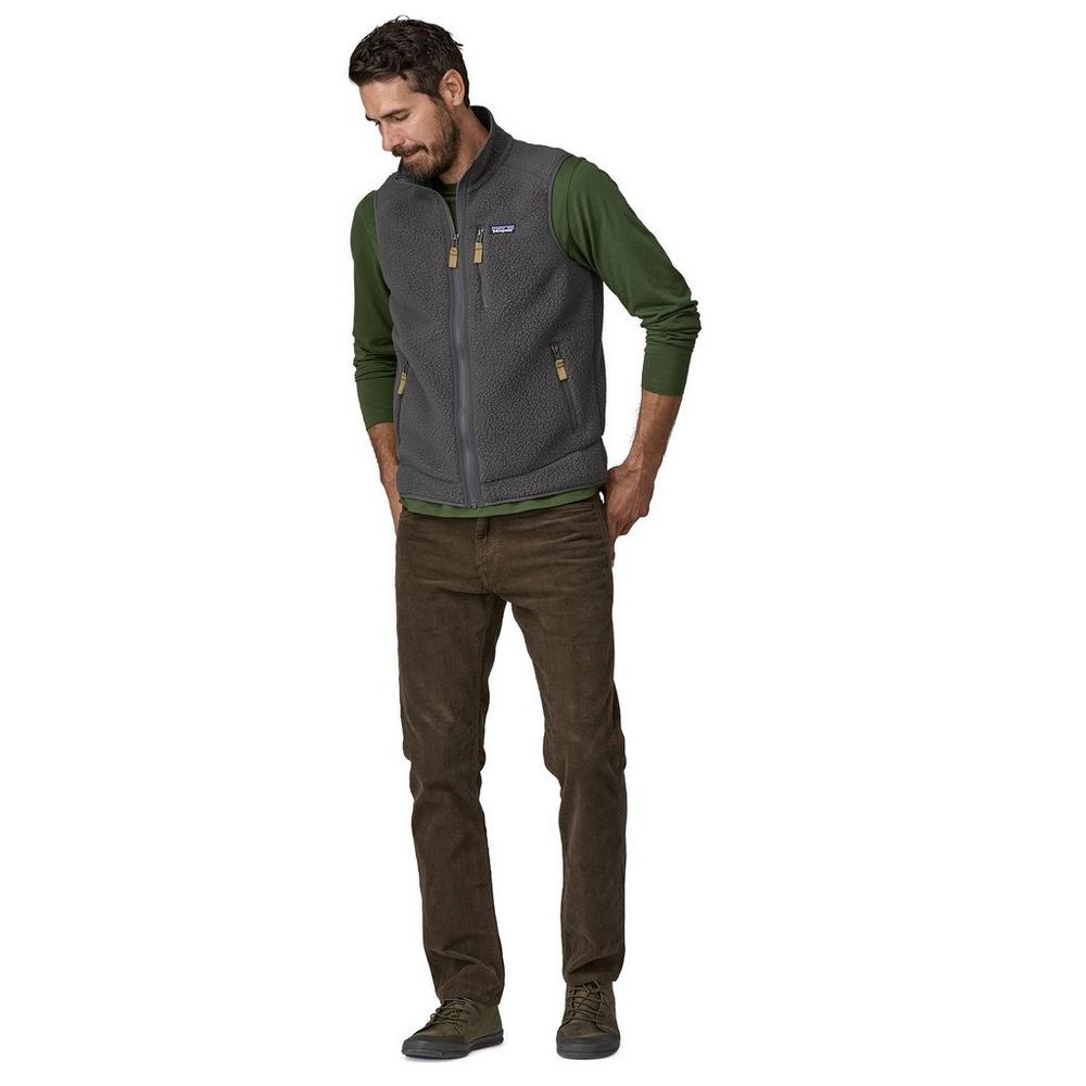 Patagonia Men's Retro Pile Fleece Vest - Grey