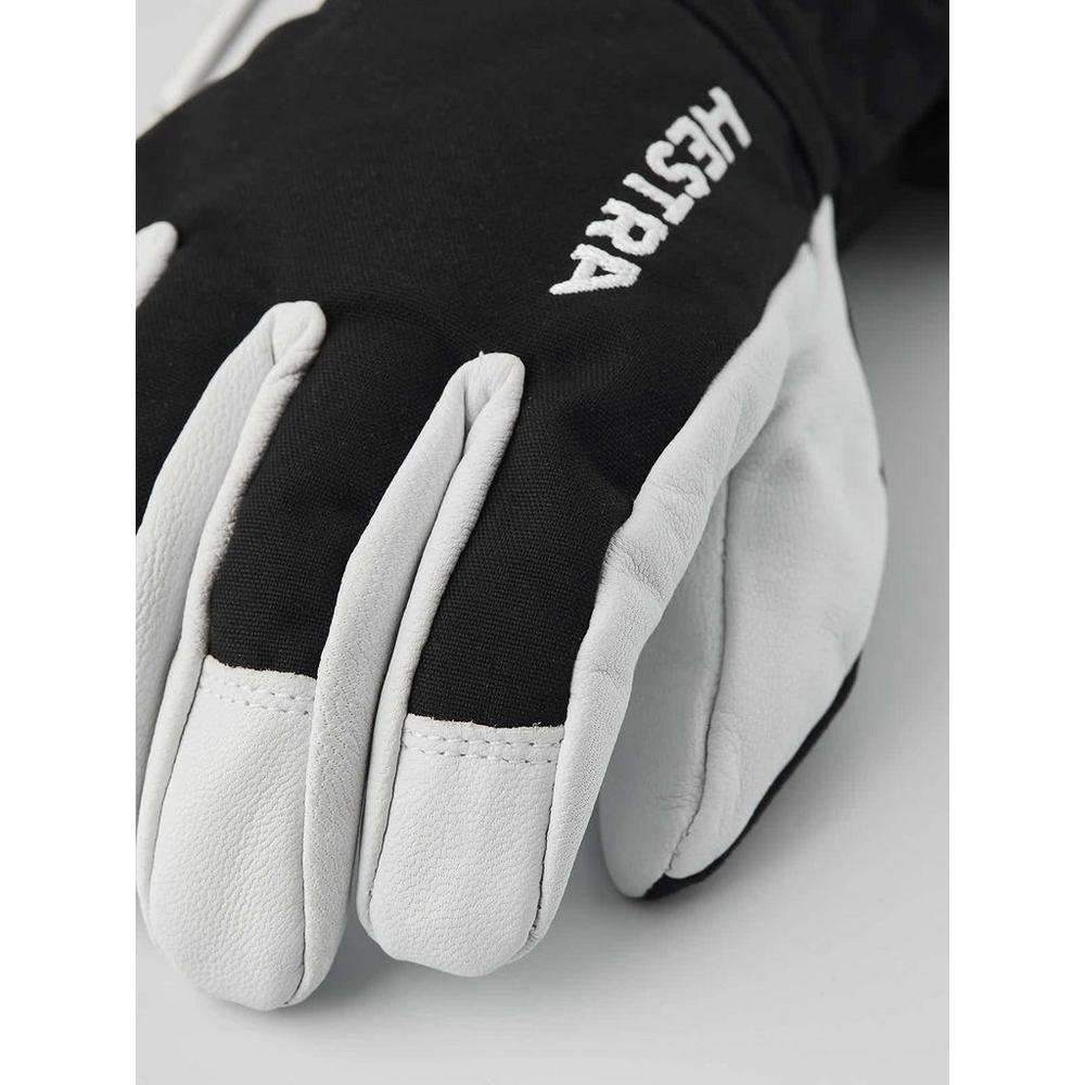 Hestra Junior Army Leather Heli Ski Glove - Black