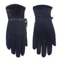  Women's Stretch Fleece Glove - Bubbly Gothic Blue