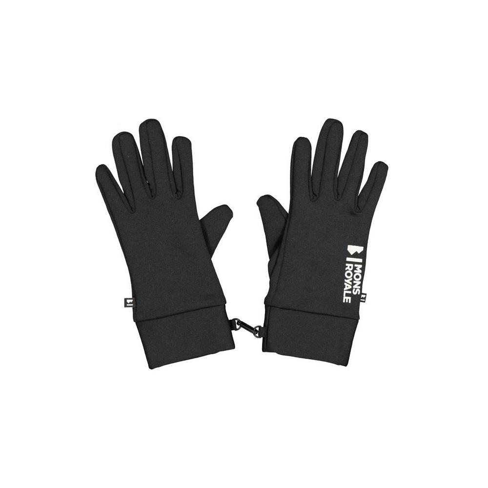 Mons Royale Elevation Merino Fleece Gloves - Black