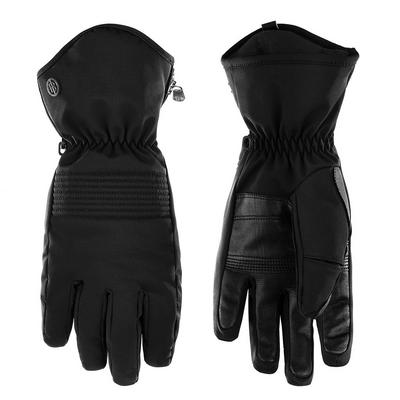 Poivre Blanc Women's Stretch Ski Gloves - Black
