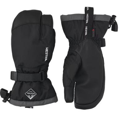 Hestra Kids Gauntlet CZone 3-Finger Gloves - Black