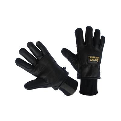 Snow Shepherd Ski-Guide Pro Leather Ski Gloves - Black