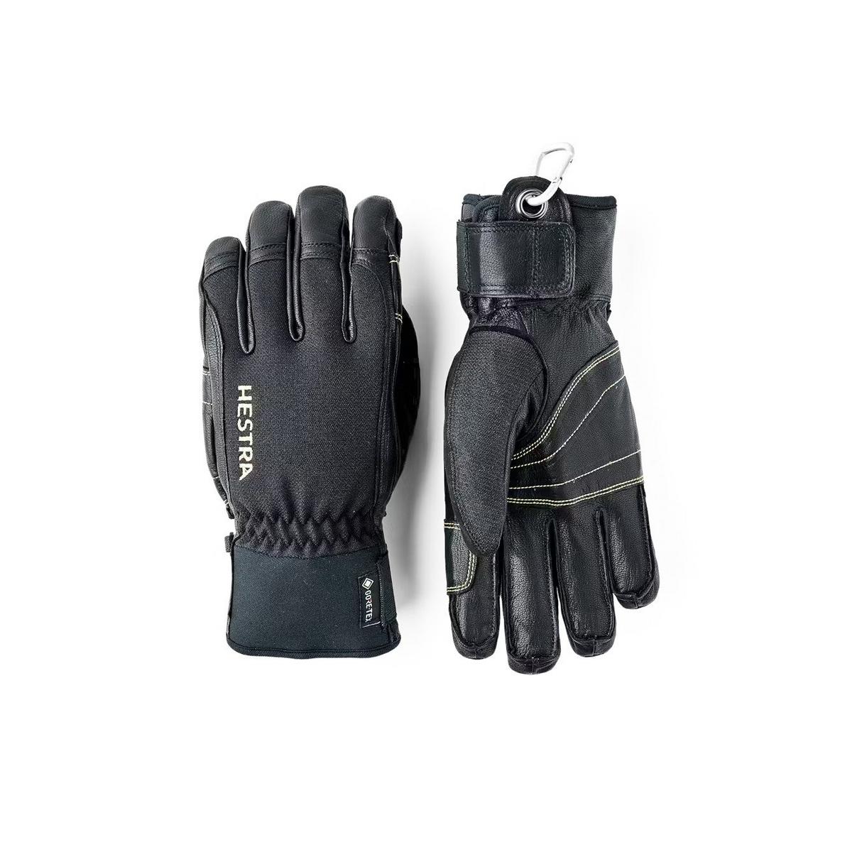 Hestra Men's Army Leather GORE-TEX Short Gloves - Black