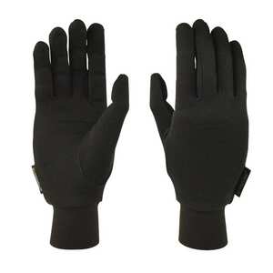 Silk Liner Glove - Black