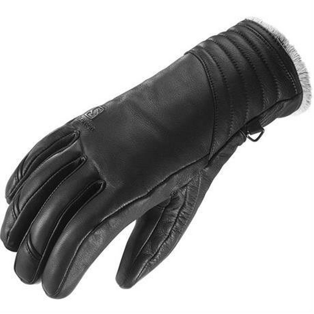 Salomon leather hot sale ski gloves