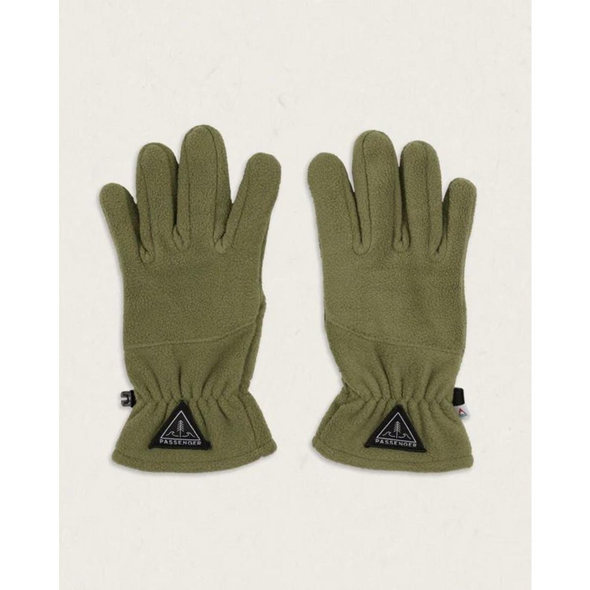 Passenger Unisex Daytrip Fleece Etip Gloves - Khaki