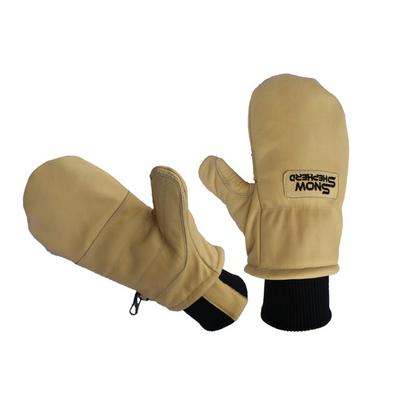 Snow Shepherd Ski-Guide Pro Leather Ski Mittens - Tan