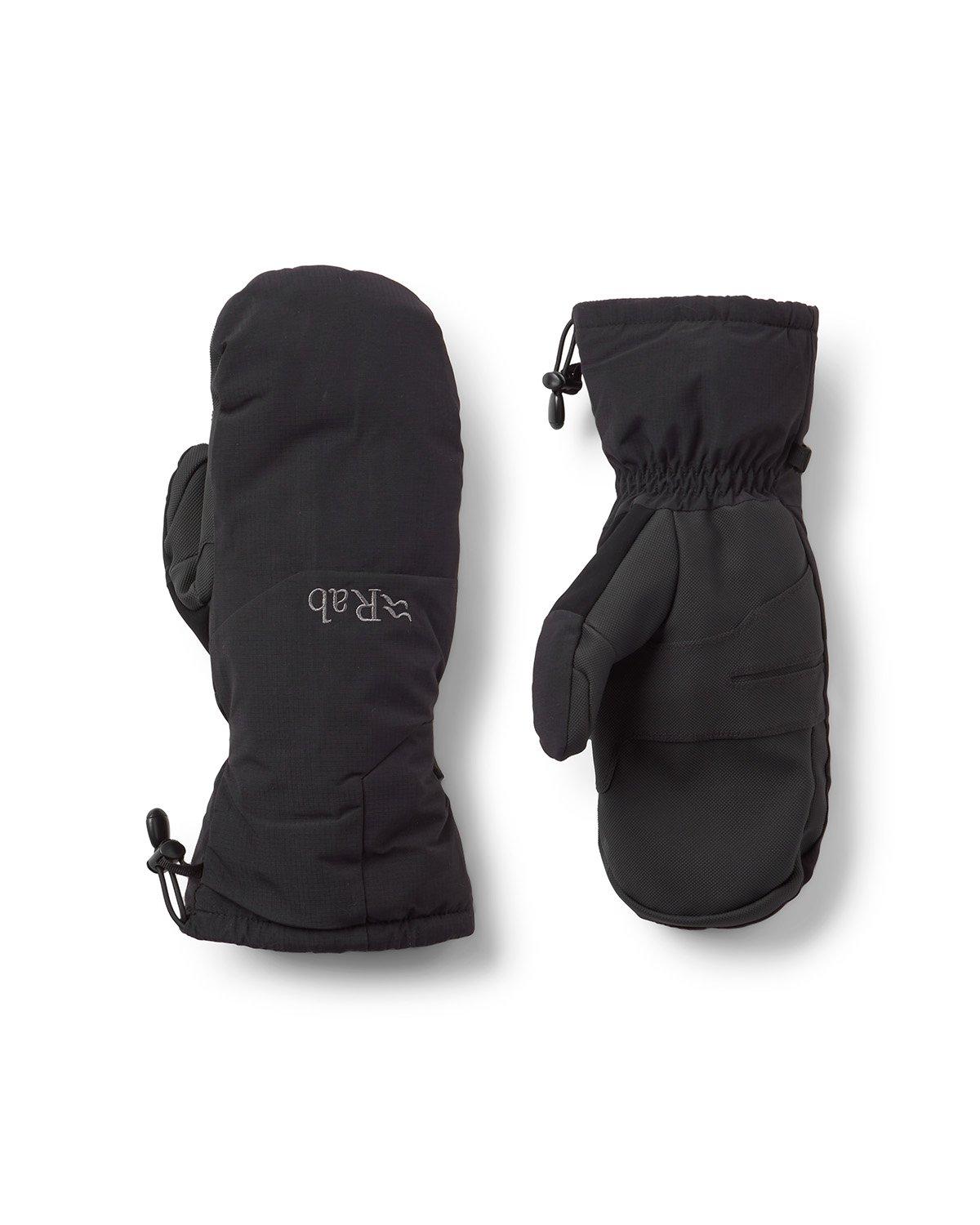 Rab Unisex Black Storm Waterproof Mitts - Gloves Small