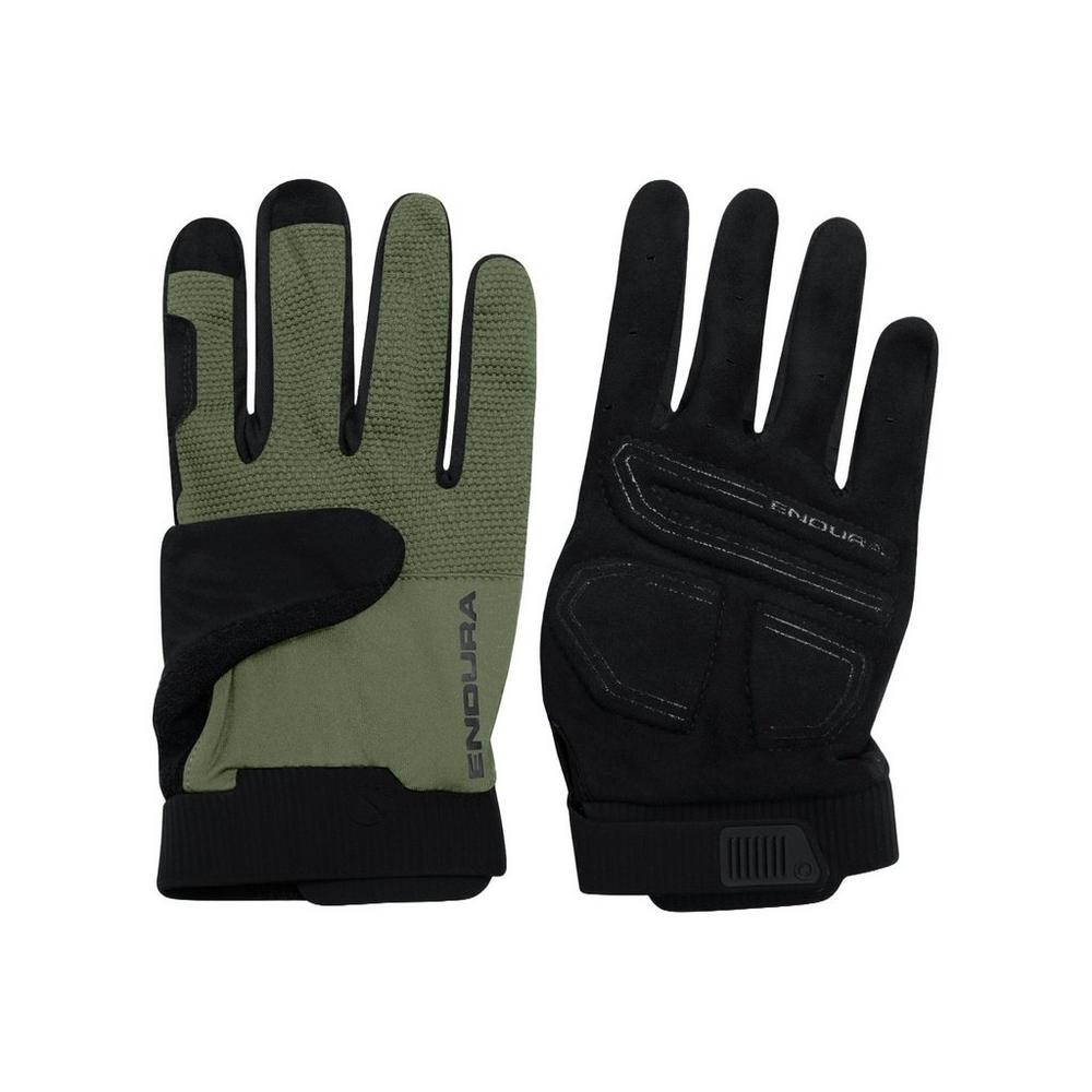 Endura Unisex Loop Full Finger Gloves - Green