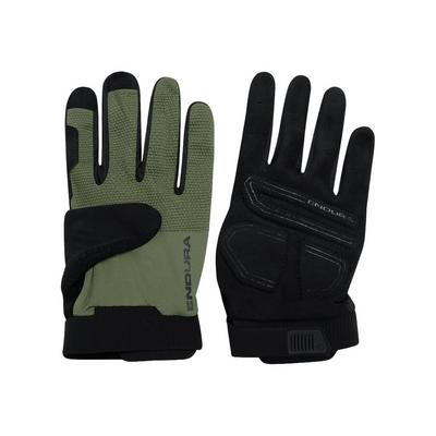 Endura Unisex Loop Full Finger Gloves - Green