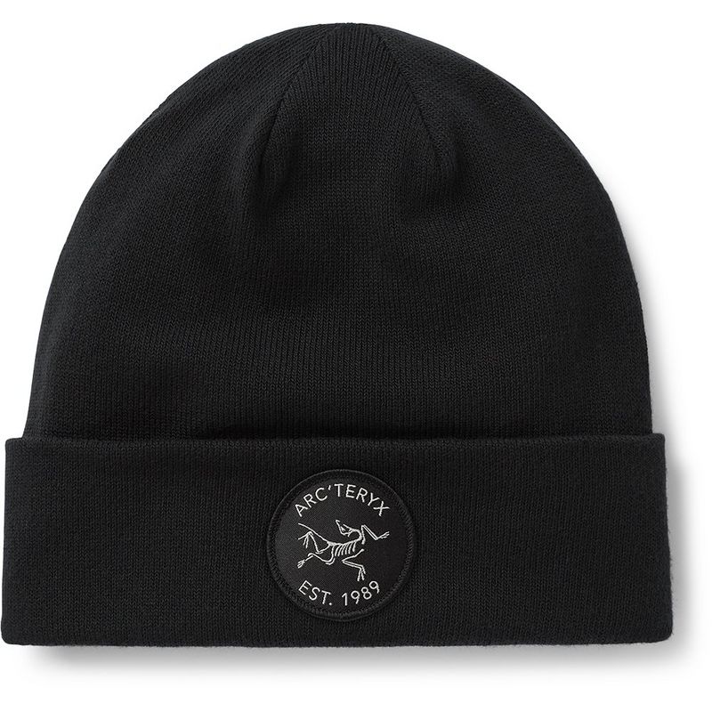 Arc'teryx Bird Patch Toque Black Beanies Tiso UK