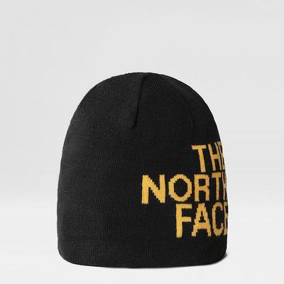 The North Face Reversible TNF Banner Beanie - Black Gold