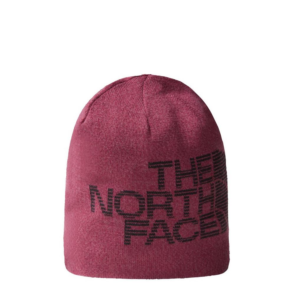 The North Face Reversible Highline Beanie - Boysenberry/Black