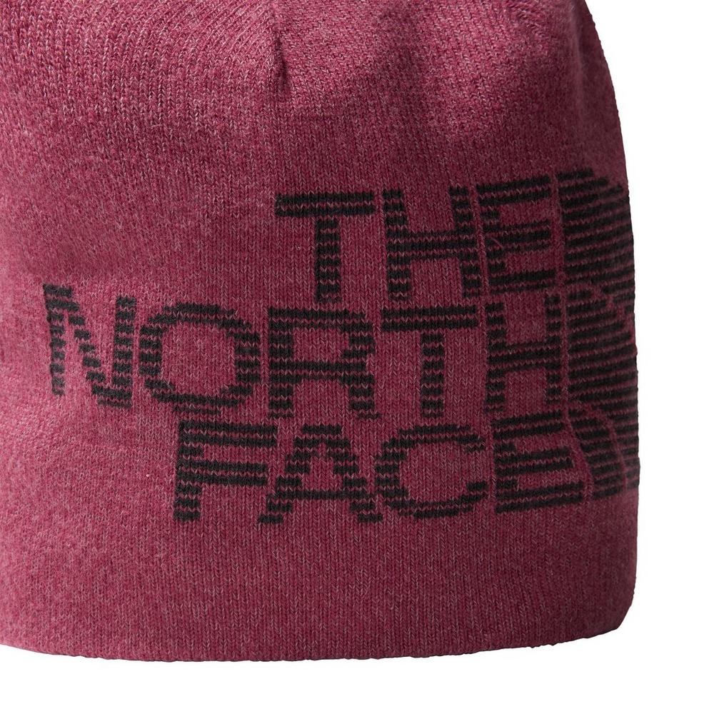 The North Face Reversible Highline Beanie - Boysenberry/Black