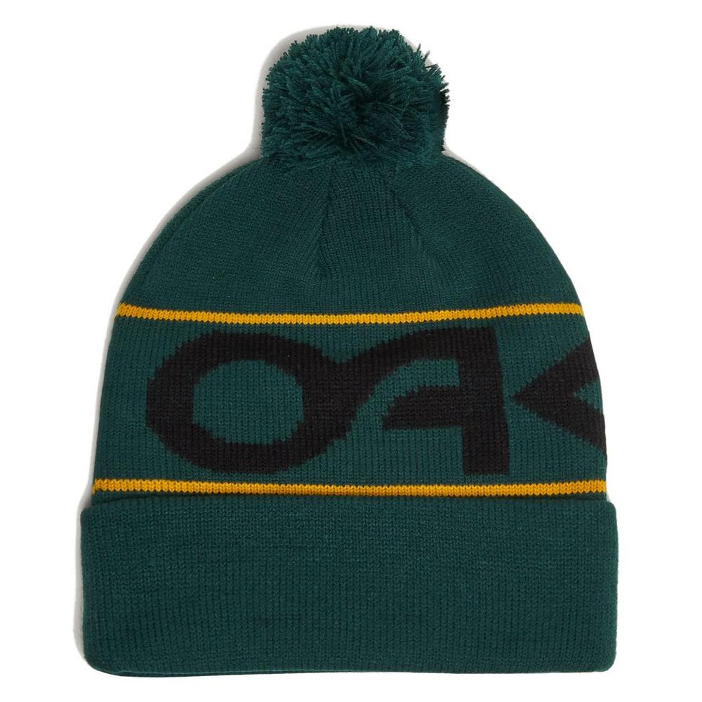 Oakley Factory Cuff Beanie - Hunter Green/Yellow