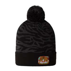 Unisex Ski Tuke Beanie - Black