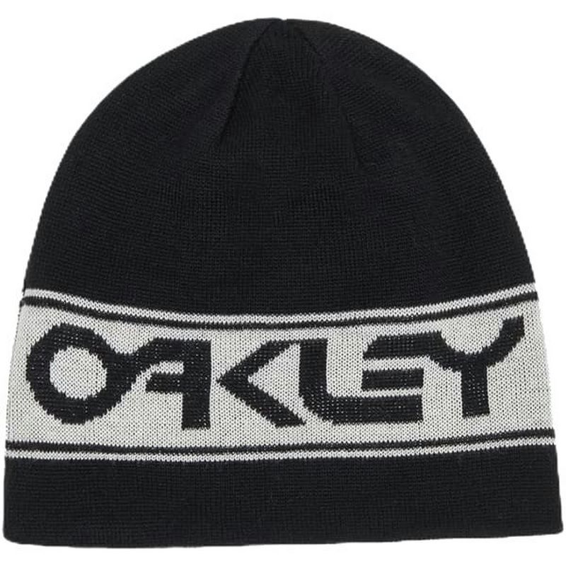 Oakley Unisex TNP Reversible Beanie - Black / White | Tiso