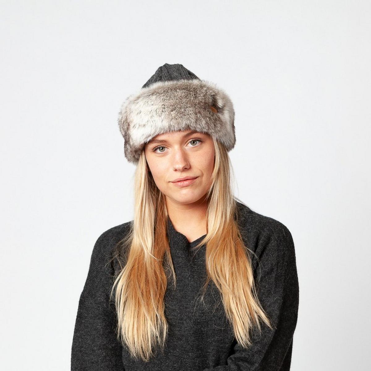 Barts faux fur store cable bandhat