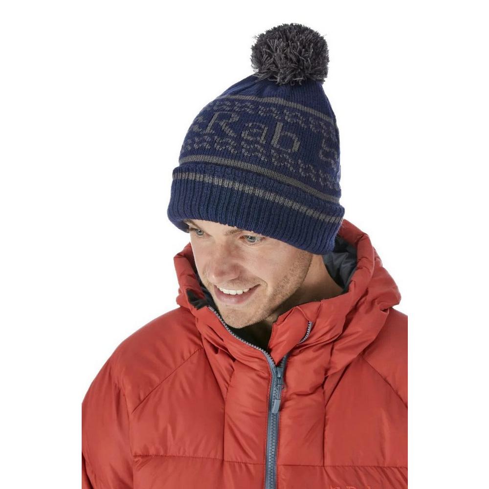 Rab Unisex Rock Bobble Beanie - Navy