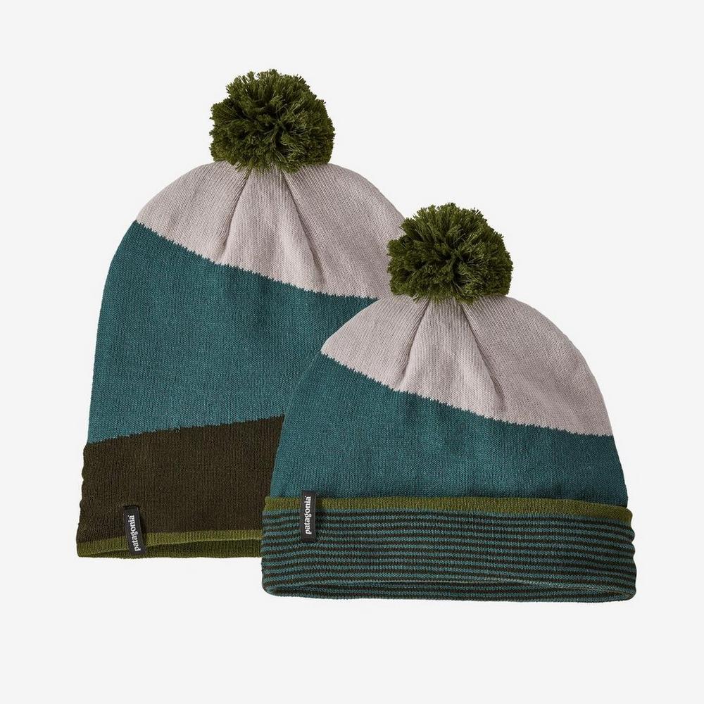 Patagonia U Patagonia Lightweight Powder Town Beanie - Green