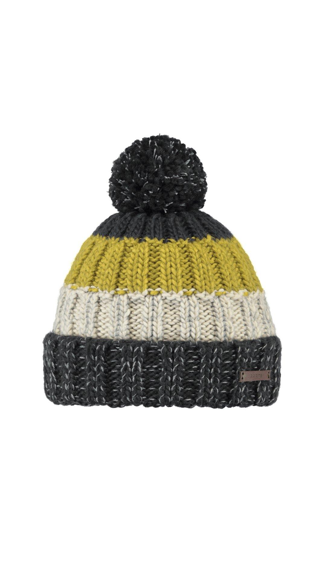 Barts Men's Yellow Wilhelm Beanie - Hats Fleece Small