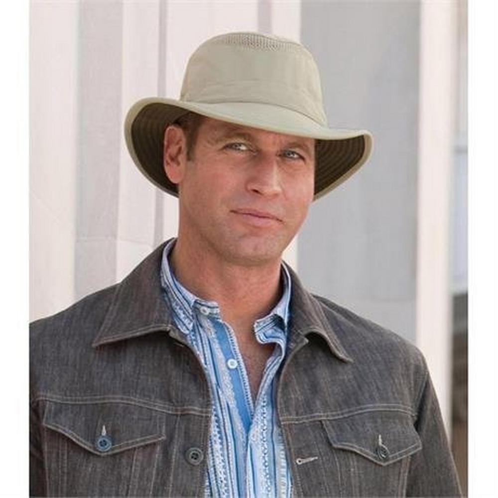 Panama Jack Boonie Fishing Hat - Lightweight, Packable, UPF (SPF) 50+ Sun Protection, 3 Floating Brim (Khaki/Olive, Medium)