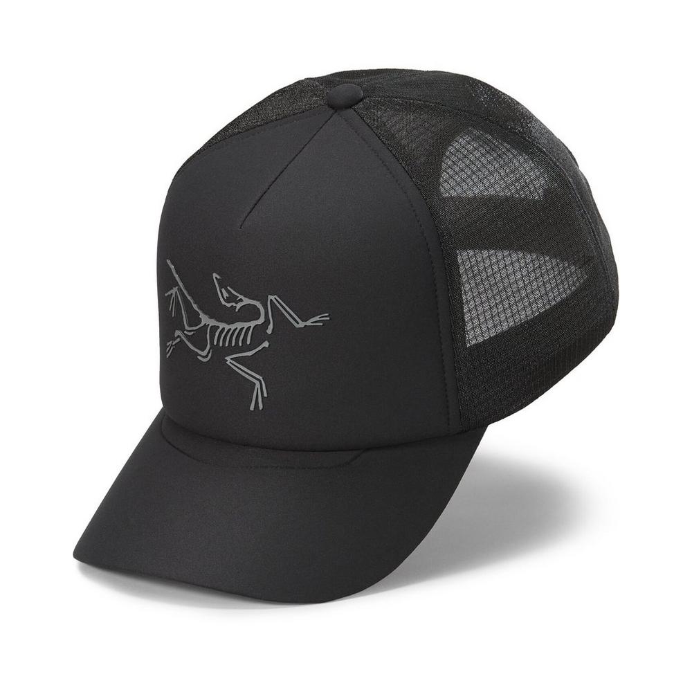 Arc'teryx Unisex Bird Trucker Curved Hat - Black | George Fisher